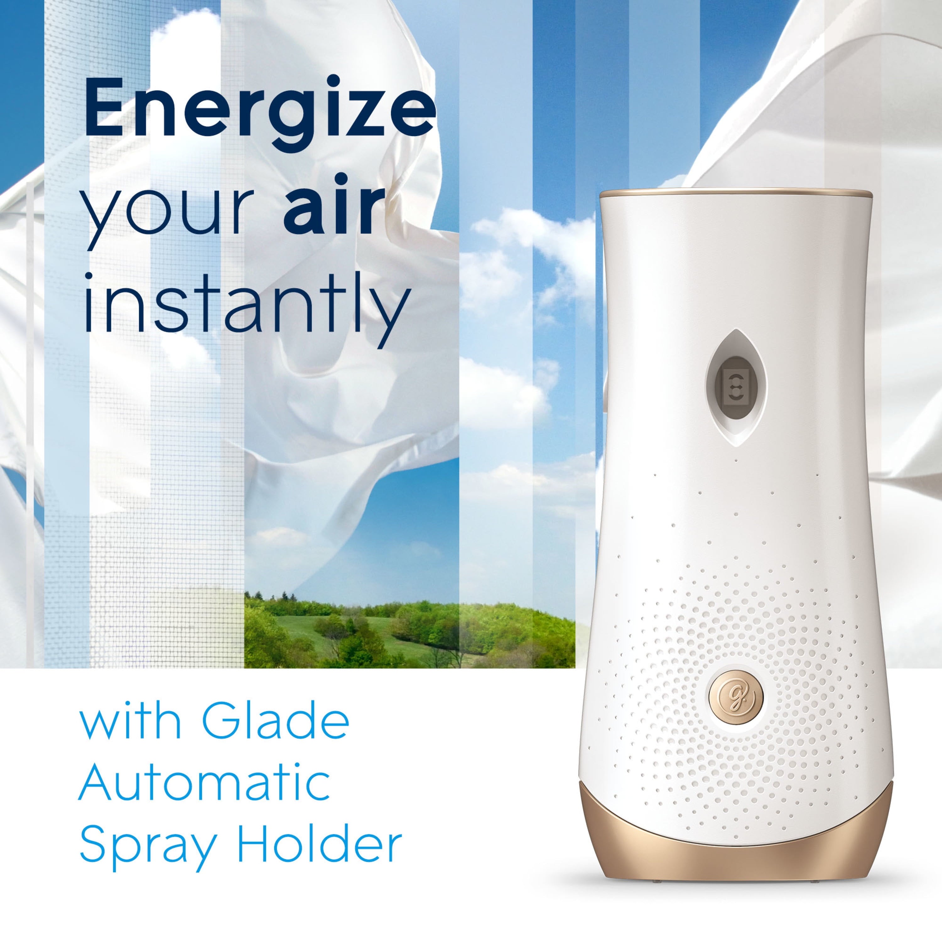 Glade Automatic Spray Refill, Air Freshener, Clean Linen™, 6.2 oz