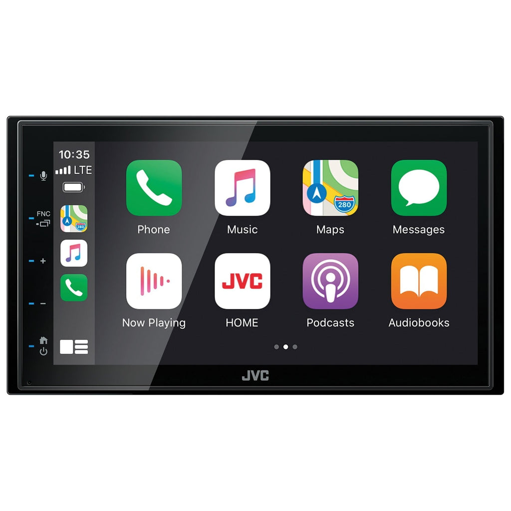 JVC Mobile KW-M560BT 6.8" Double DIN In-Dash All-Digital Multimedia Receiver with Bluetooth, Apple CarPlay, Android Auto, and SiriusXM Ready