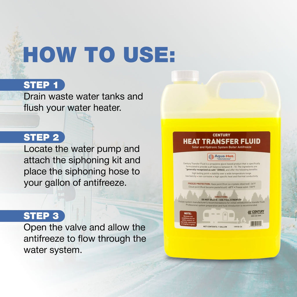 Century Boiler Antifreeze for w/ Aqua Hot Heating Systems, Non-Toxic
