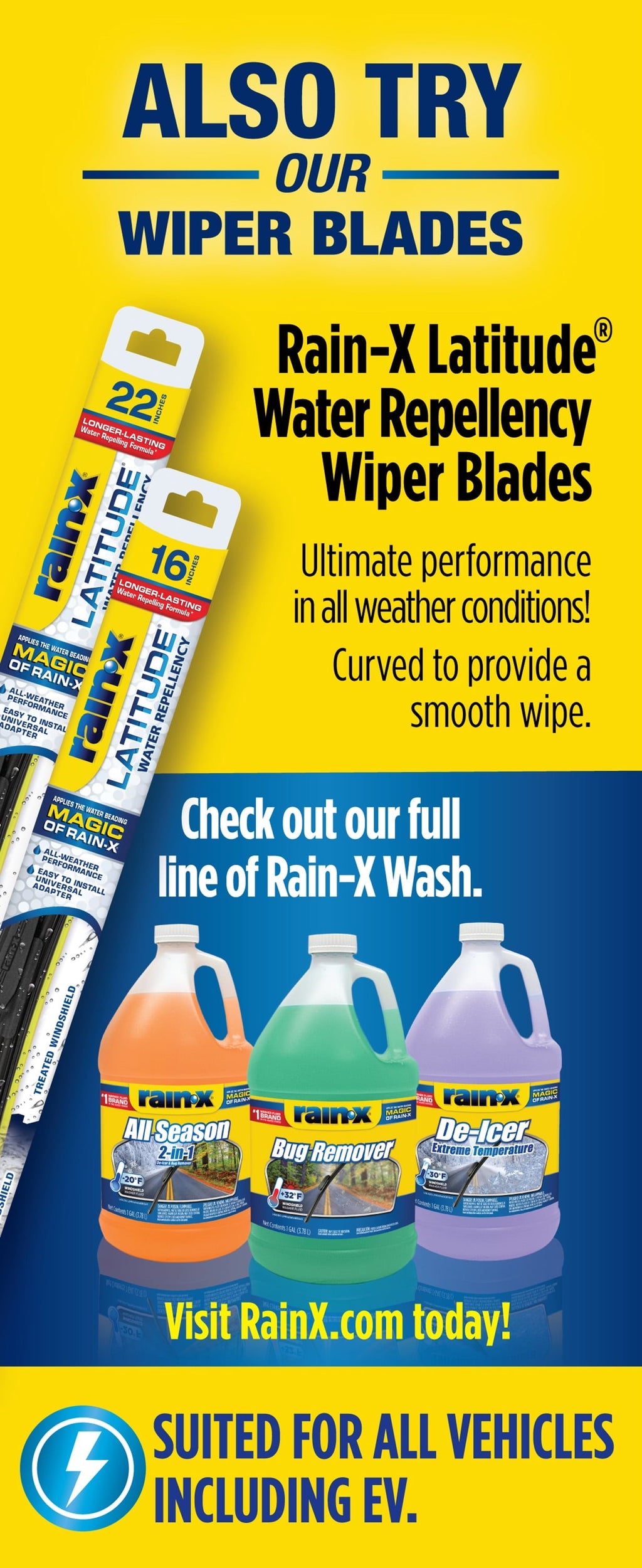 Rain-X® -30 Degree De-Icer Windshield Washer Fluid