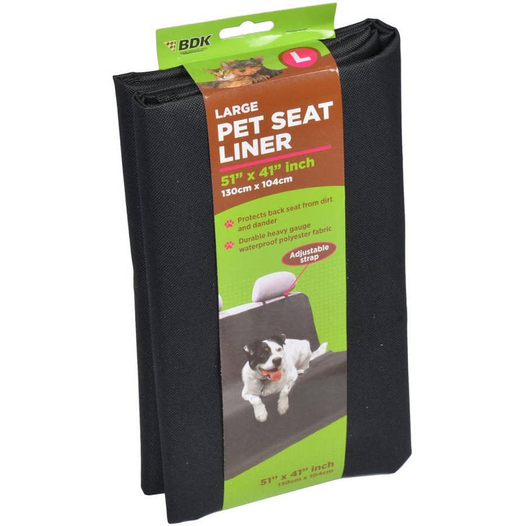 BDK Dog Seat Covers for Car Rear Bench, Waterproof, Medium