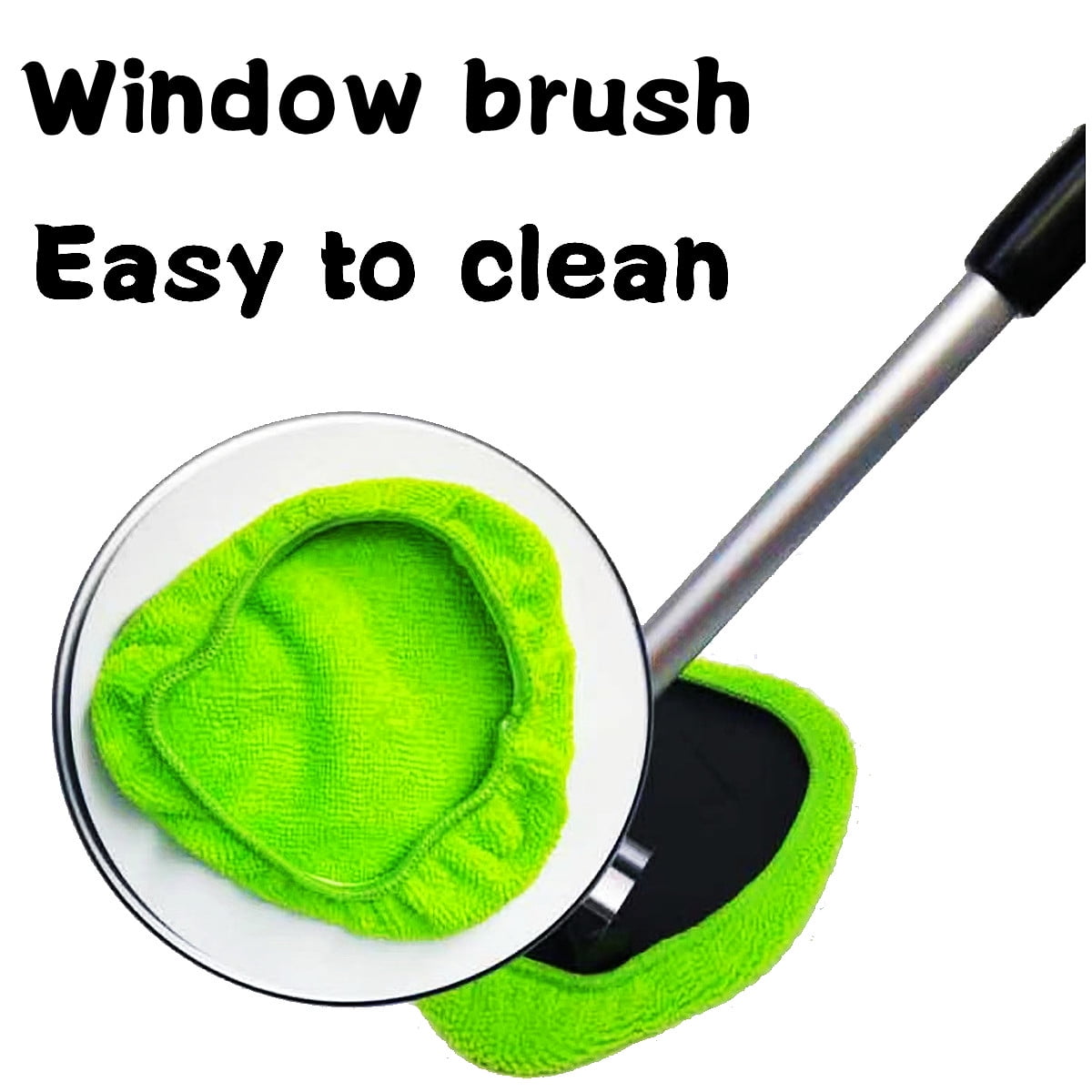 Car Windshield Cleaner Windshield Cleaner Tool Microfiber Windshield Wiper Fluid Tool with Extendable Handle