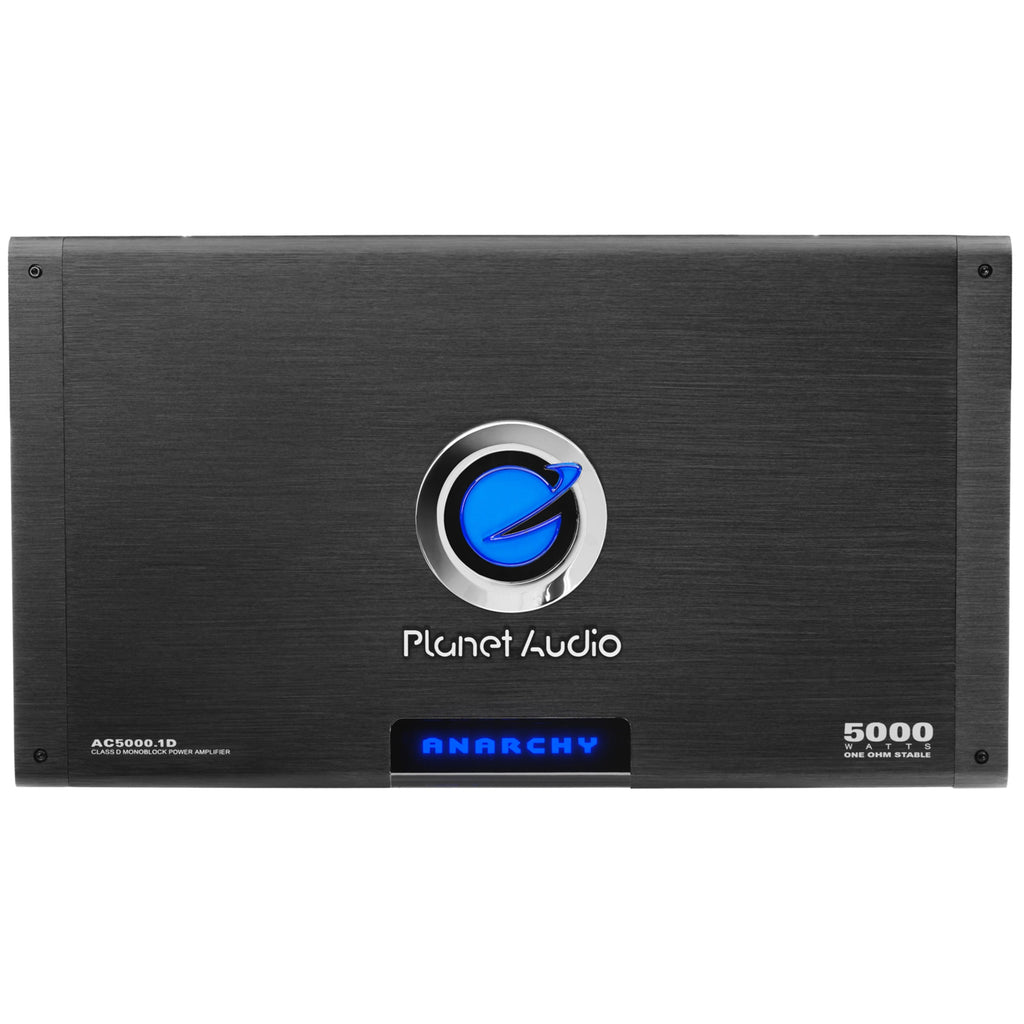 Planet Audio AC5000.1D 5000W Mono Class D MOSFET Power Car Amplifier w/ Remote