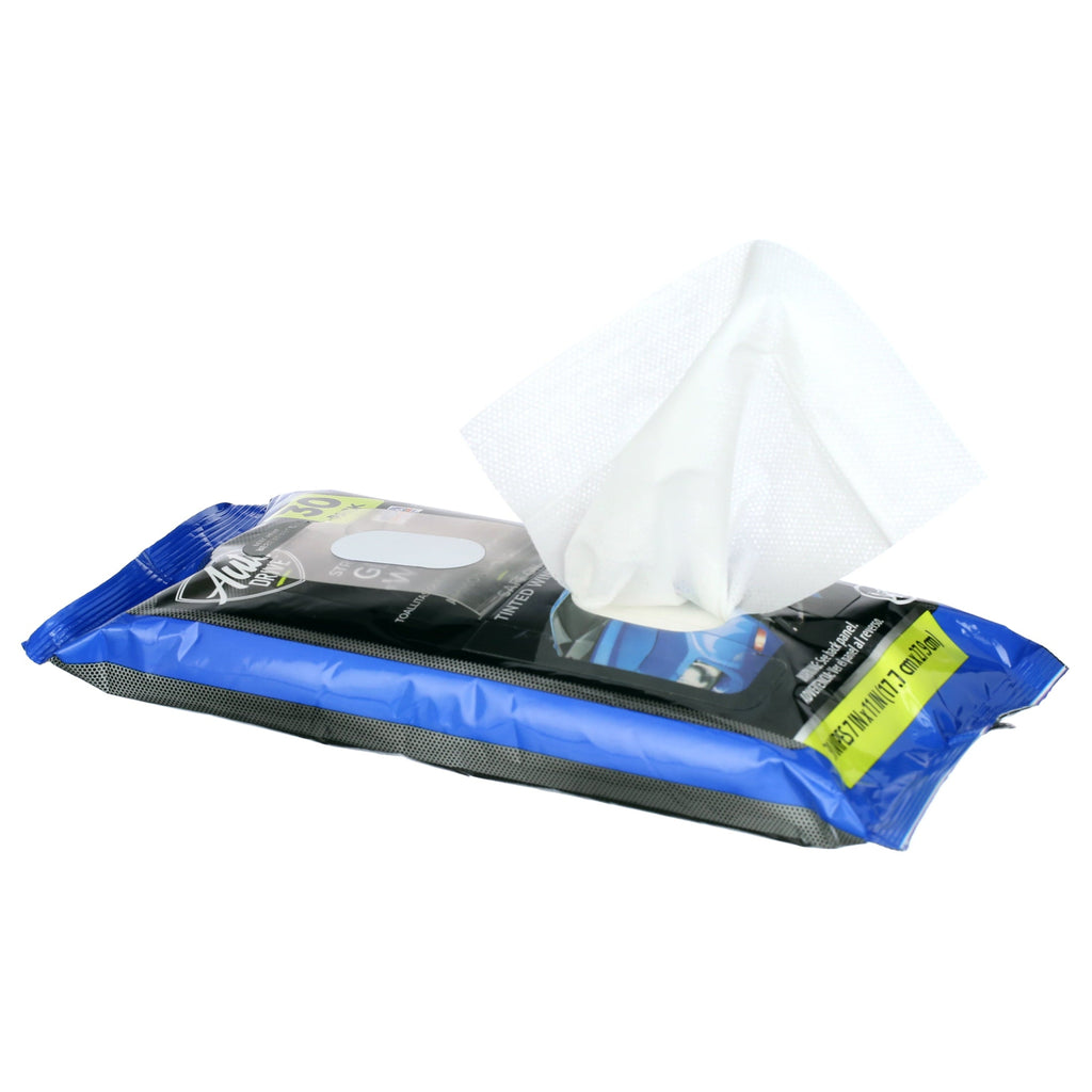 Auto Drive Streak-Free Glass Wipes - Ammonia Free Formula (30 Count)