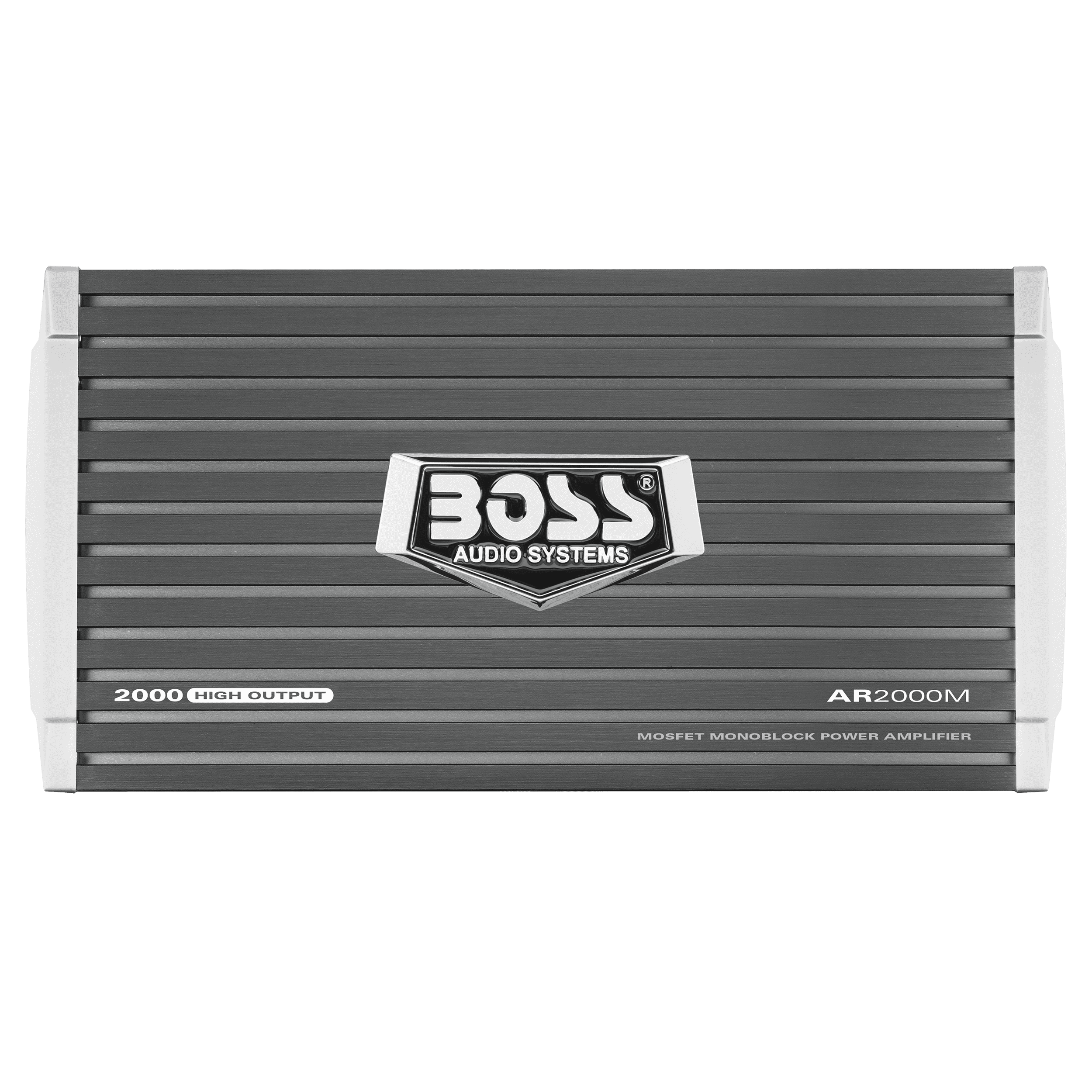 BOSS Audio Systems AR2000M Armor Series Car Amplifier - 2000 High Output, Monoblock, Class A/B, 2/4 Ohm Stable, High/Low Level Inputs, Low-Pass Crossover, Mosfet Power Supply, Stereo