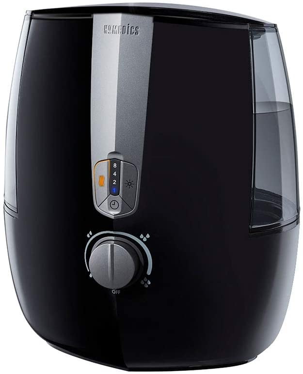 Homedics Total Comfort Plus Ultrasonic Humidifier, 5.3L Water Tank with Warm and Cool Mist with Auto Shutoff, 547 sq./ ft. Coverage Area