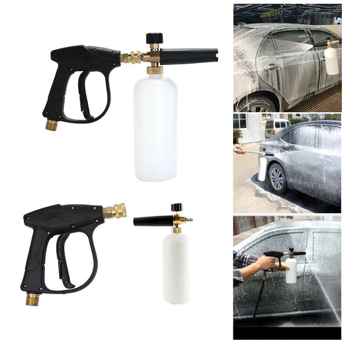 14 Inch Snow Foam Washer Sprayer Car Wash Soap Lance Spray Pressure Jet Bottle