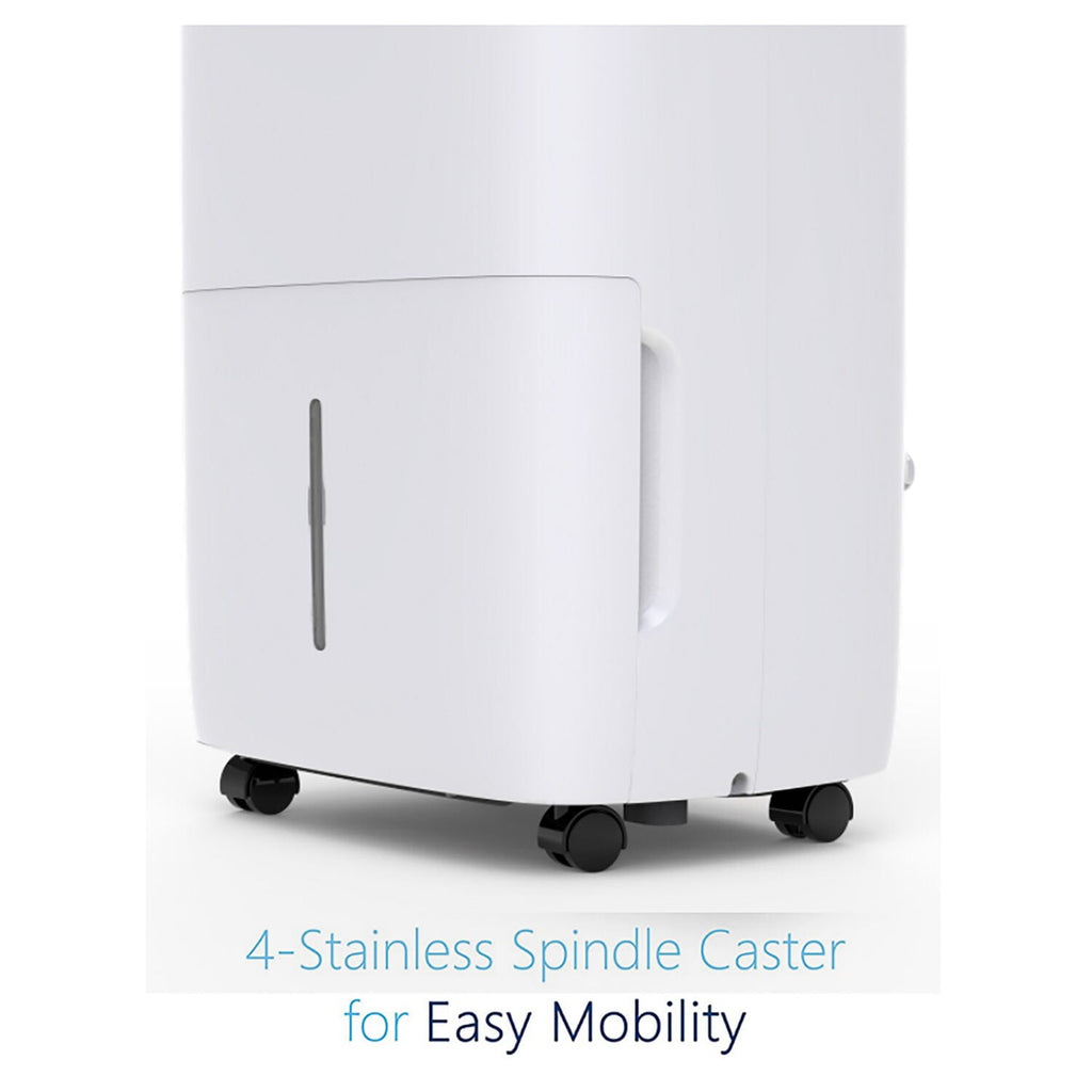 JHS Energy Star 35 Pint Dehumidifier in White - LED Display, 24H Timer