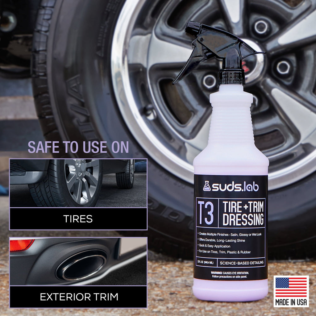 Suds Lab T3 Tire and Trim Automotive Dressing 32 oz