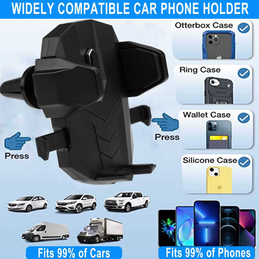 Car Phone Mount, Phone Holder for Car, Long Arm Suction Cup Phone Holder, Strong Universal Hands-Free Suction Cell Phone Holder, Car Phone Holder Mount for All Smartphone