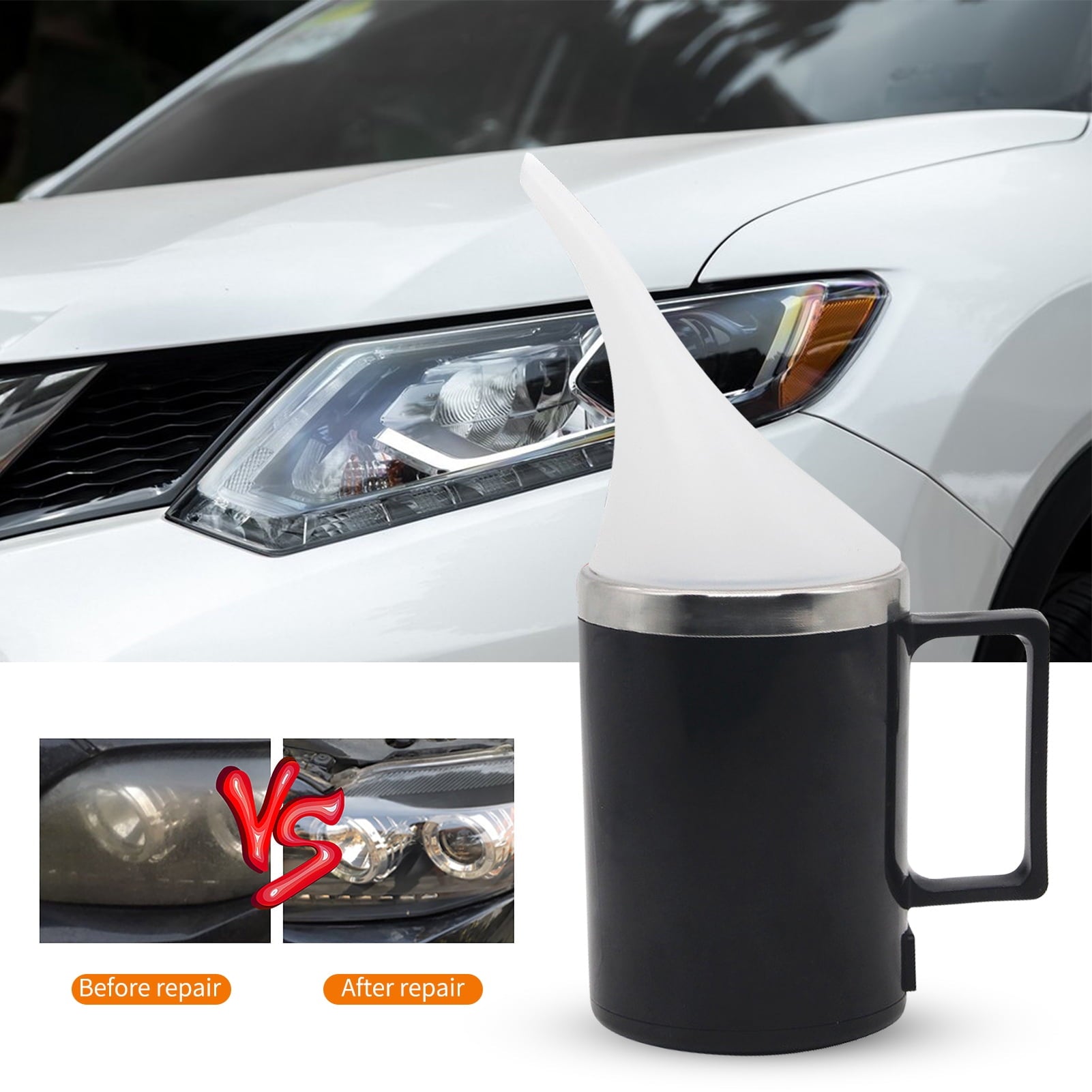 KUNyu 220V Headlight Lens Atomizing Cup Restoration Heating Headlight Lens Polish Tool for Vehicles