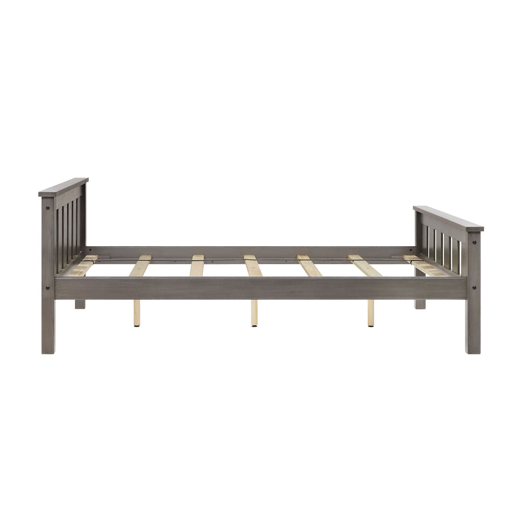 Better Homes & Gardens Kane Wooden Platform Bed, Full Size, Gray