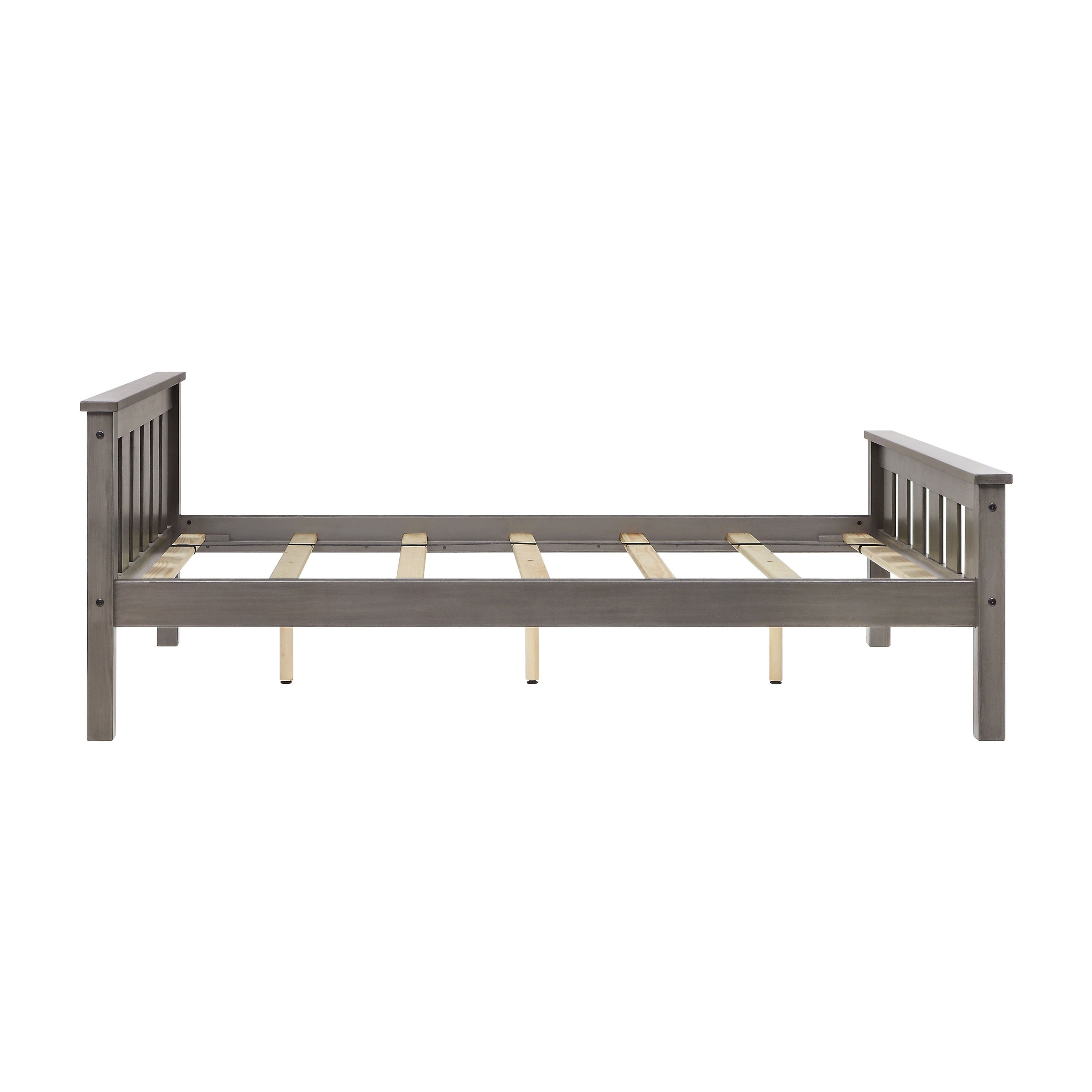 Better Homes & Gardens Kane Wooden Platform Bed, Full Size, Gray