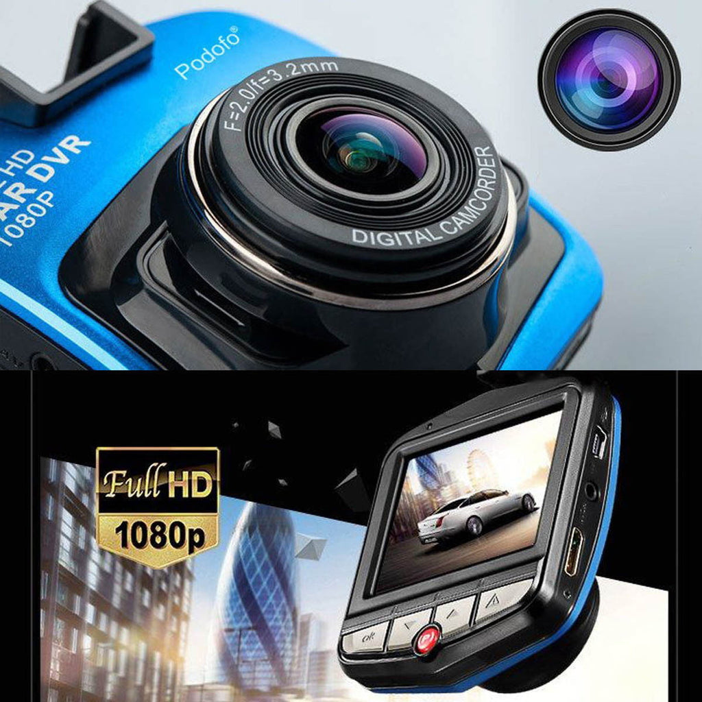 2.4" Dash Camera for Cars Full HD 1080P with Night Vision G Sensor Crash Detection LCD Vehicle Video Recorder Car Dash Cam 170°Wide Angle DVR Driving Recorder, 24H Parking Mode