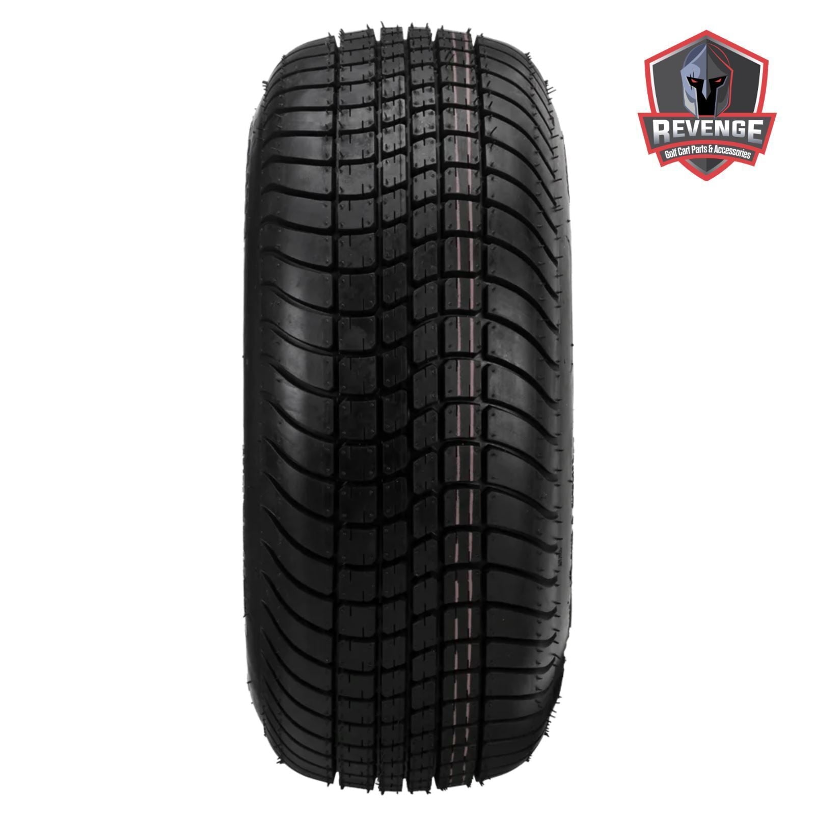 10" Casino Machined Black Golf Cart Wheels and Tires Combo (205/65-10) Set of 4