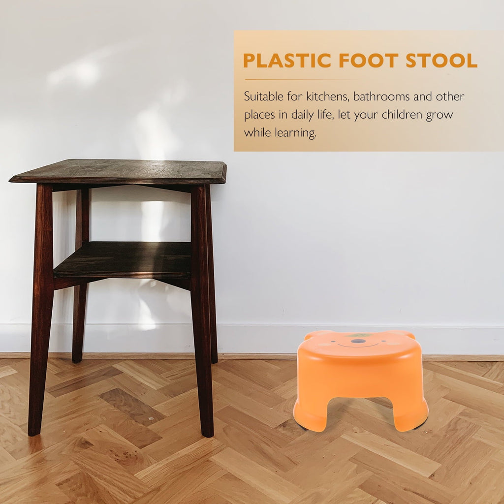 Stool Step Toilet Foot Bathroom Toddler Kids Training Kitchen Stepping Cartoon Steps Helper Friction Safety Stools