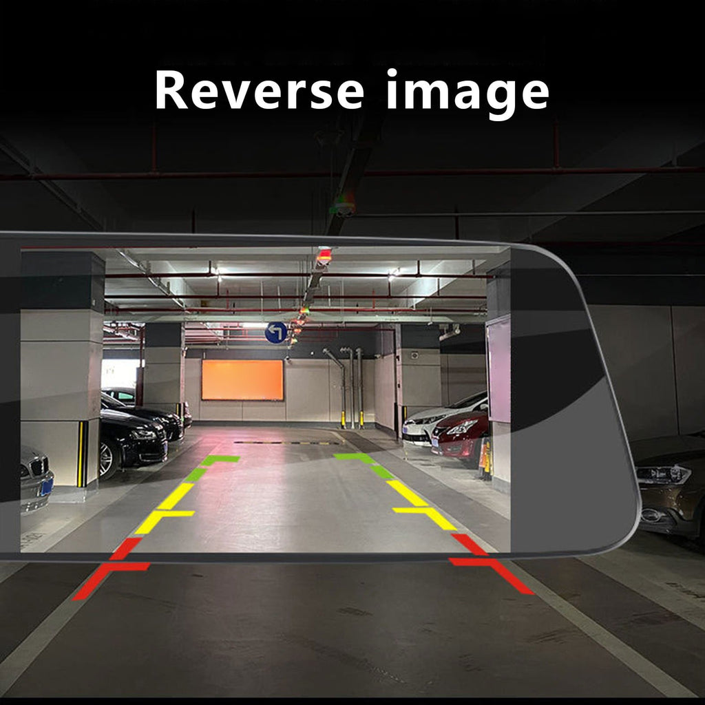 GiliGiliso Mirror Dash Cam Backup Camera12 Inch, HD1080p Smart Camera Rearview Mirror For Cars & Trucks, Front And Rear View Dual Cameras, Night Vision, Parking Assistance Back to School