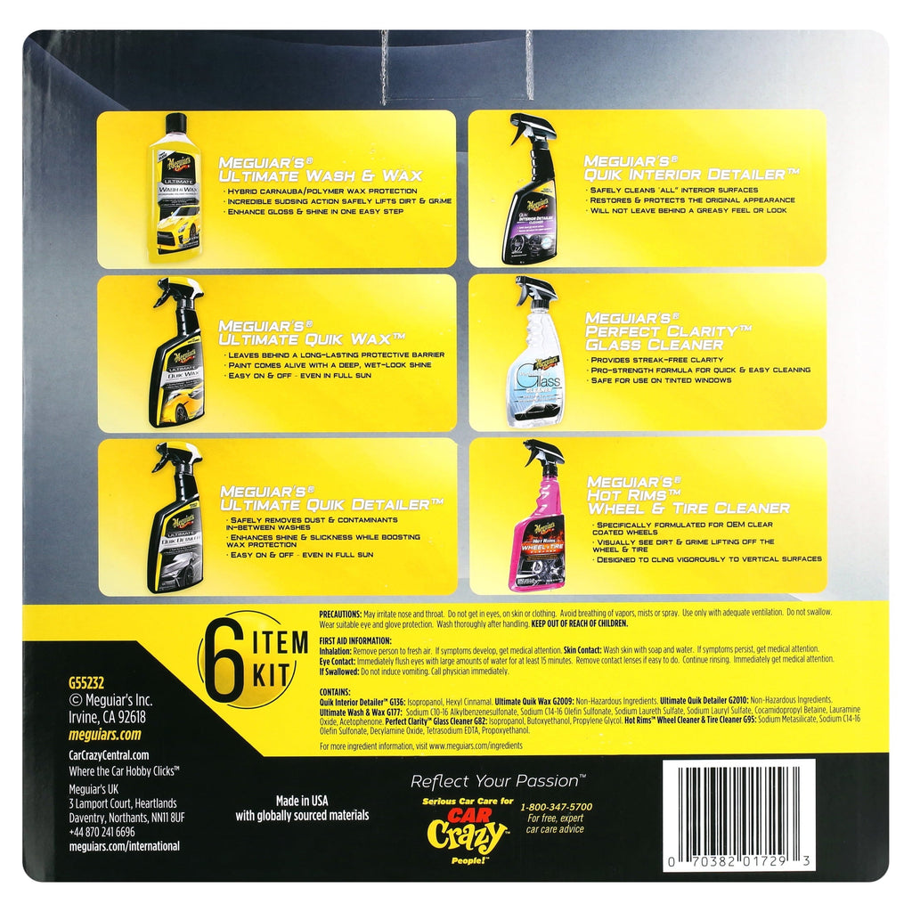 Meguiar's Ultimate Wash and Wax Kit, G55232