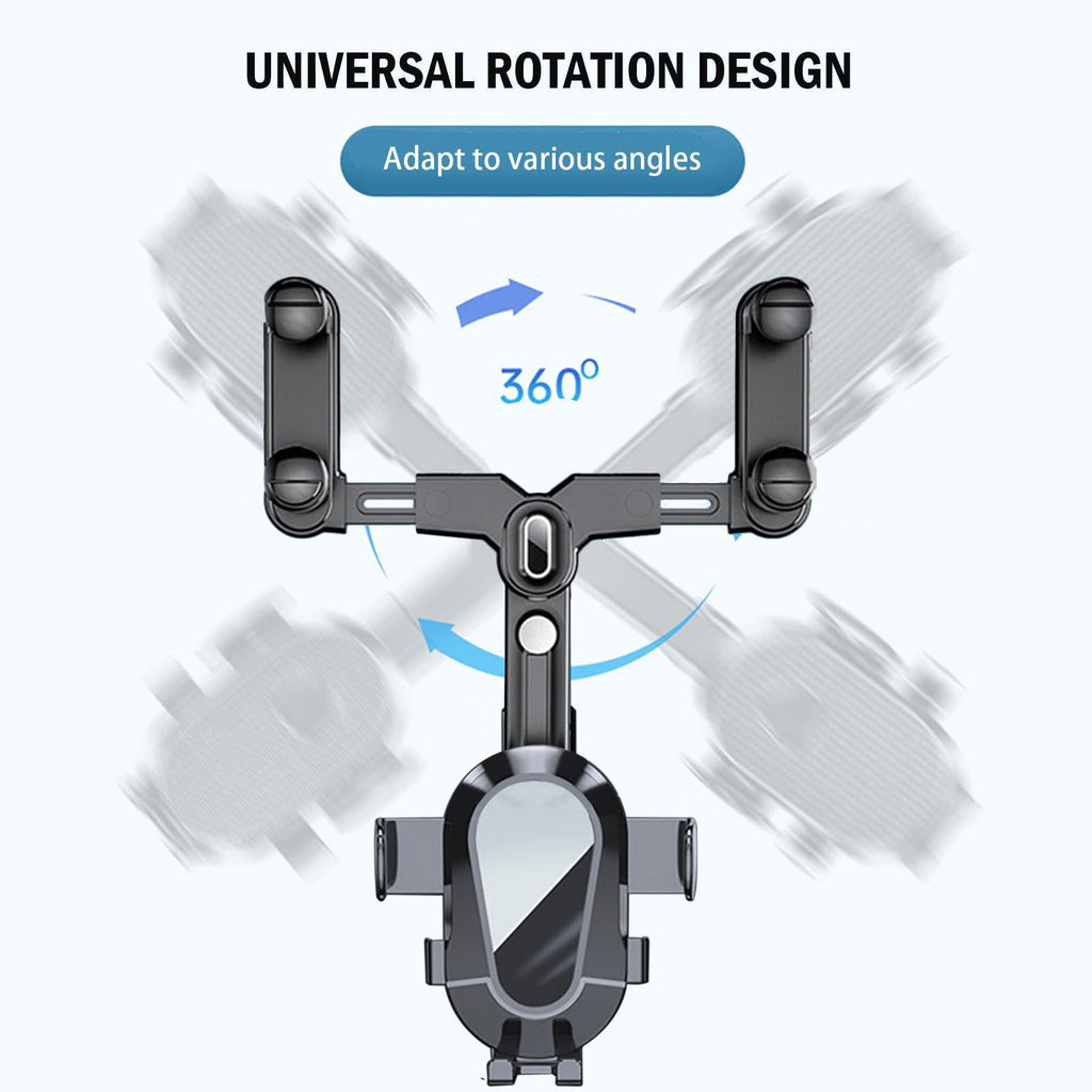 RIWPKFH Car Rearview Mirror Phone Holder Adjustable Phone Holder Mount for Mobile Phone GPS Support Stand Car Gadget Accessories