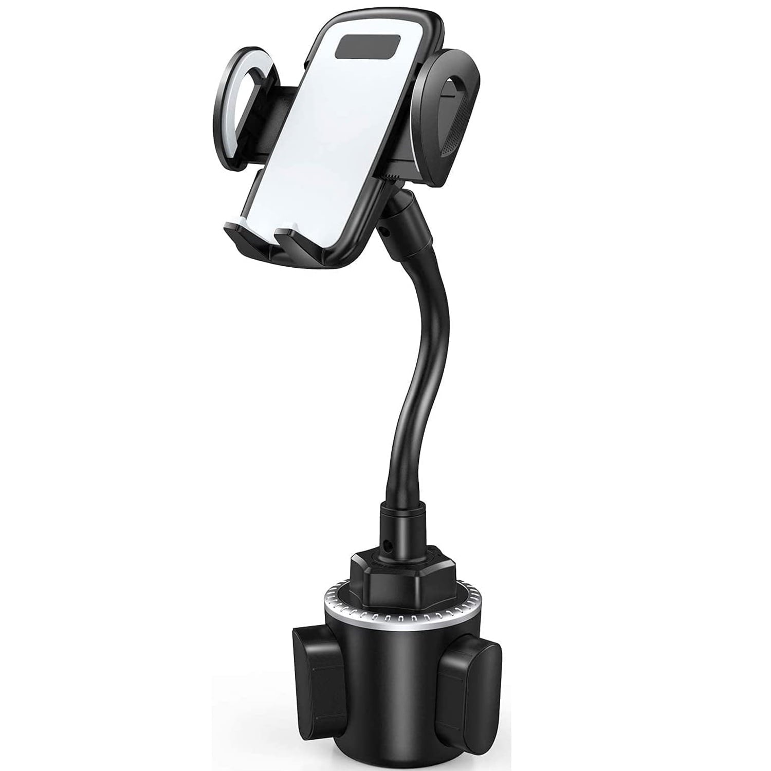 Car Cup Holder Phone Mount, Cup Holder Phone Holder for Car (Black)