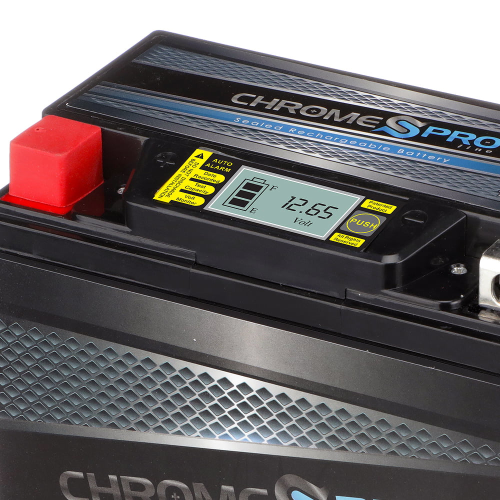 Chrome Pro Battery Ytx14-Bs Igel Motorcycle Battery For Honda A.C.E. Deluxe 750Cc 02-'03