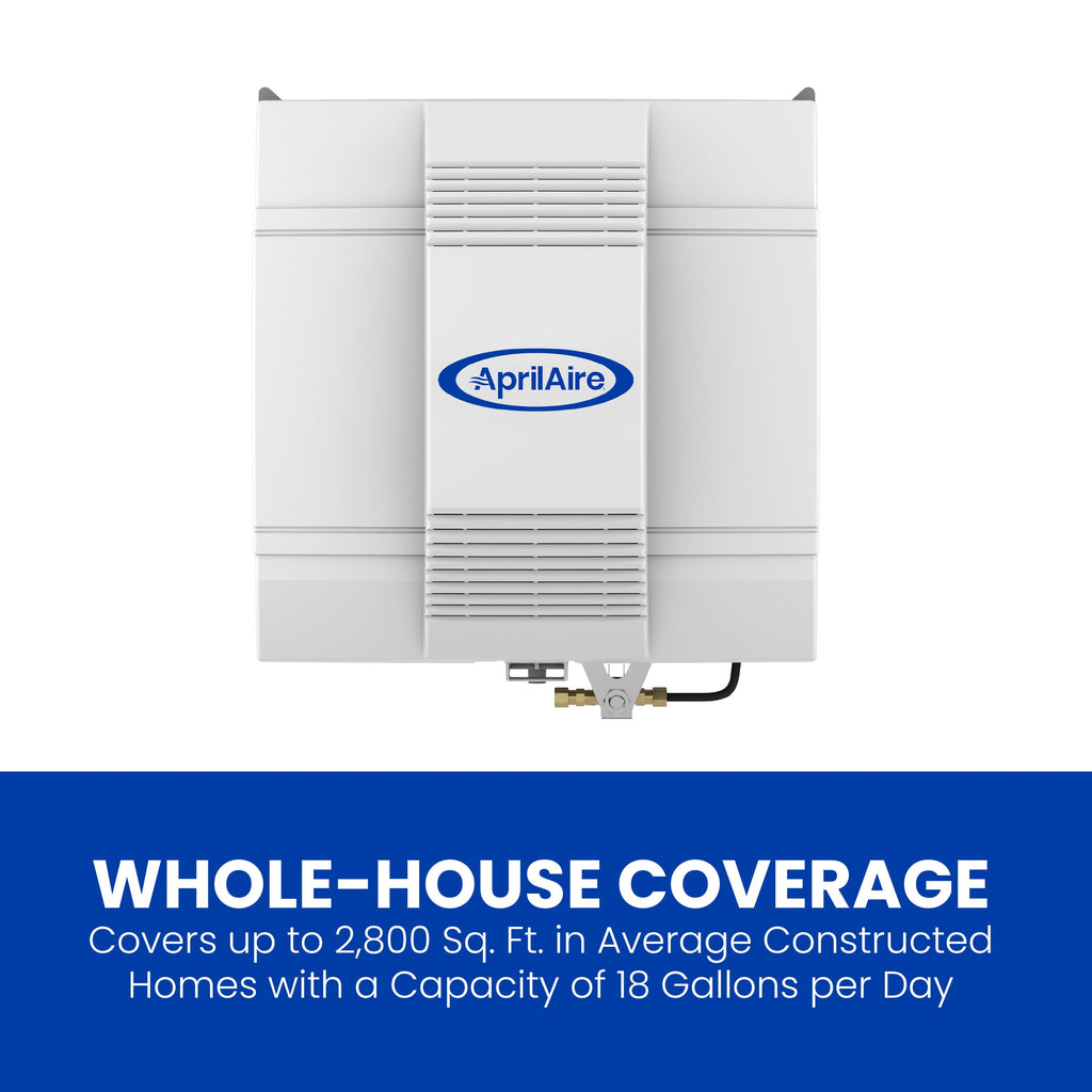 AprilAire 700 Whole-House Humidifier - Automatic - Large Capacity Fan-Powered Furnace Humidifier for Homes up to 4,200 Sq. Ft.