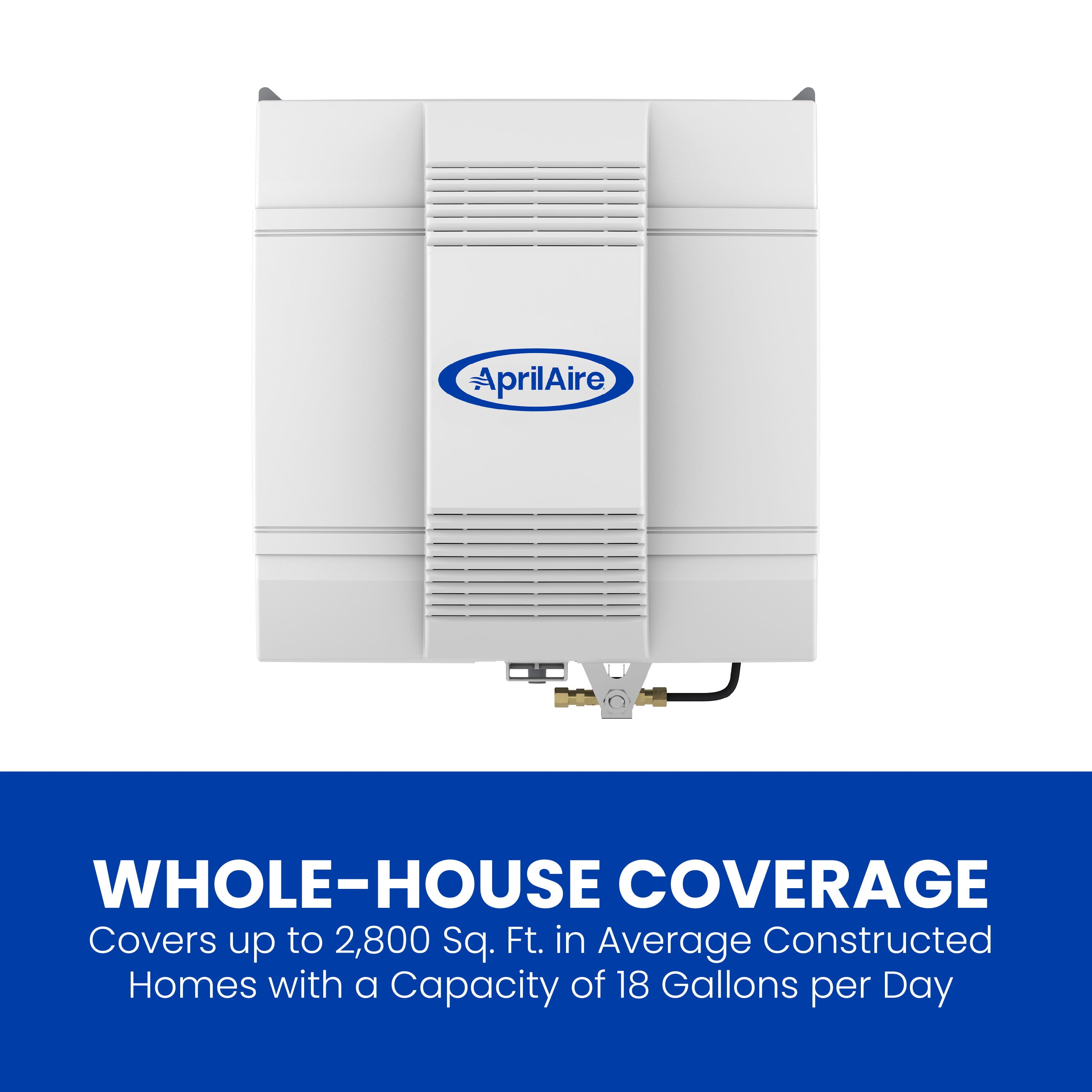 AprilAire 700 Whole-House Humidifier - Automatic - Large Capacity Fan-Powered Furnace Humidifier for Homes up to 4,200 Sq. Ft.