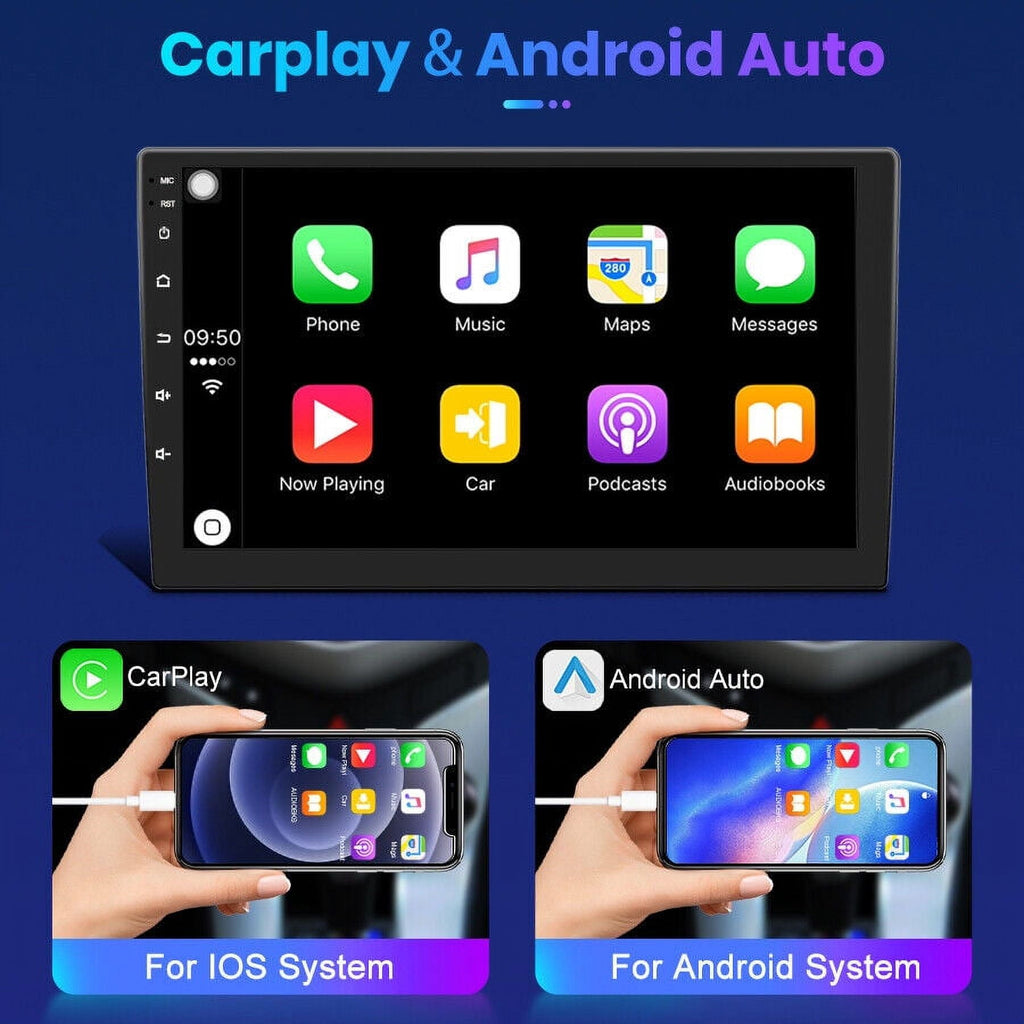 Car Radio Stereo for Ford Escape 2013-2016, 9" Touchscreen Android 12 Support Carplay Android Auto Navigation Bluetooth Radio Video Steering Wheel Control Camera 2G+32G,Black