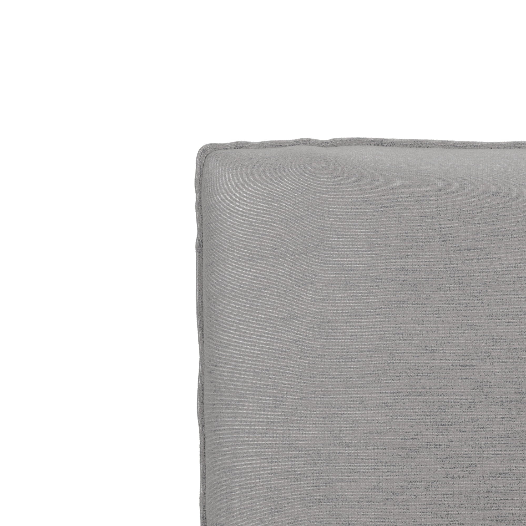 Hillsdale Arden Upholstered Pillow Queen Platform Bed, Nature Gray