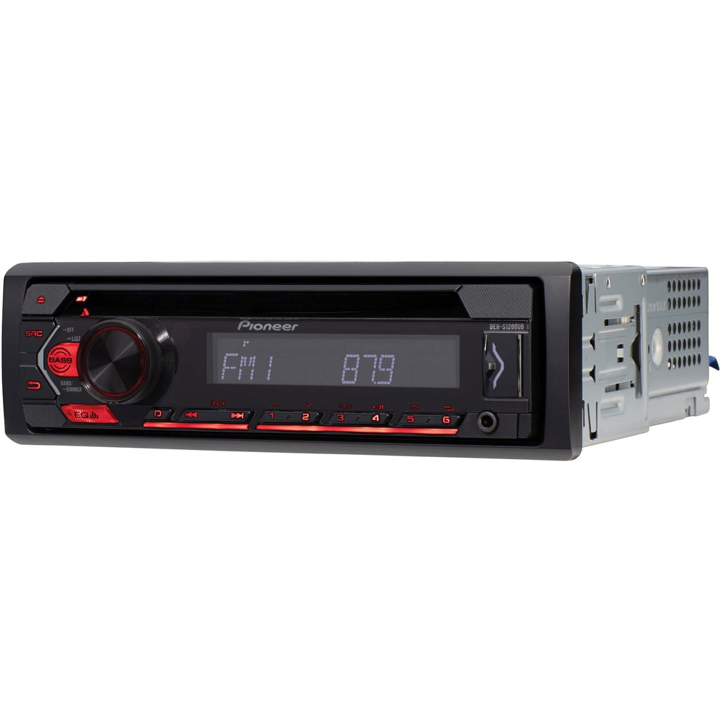Pioneer DEH-S1200UB Single-DIN In-Dash CD Player with USB Port