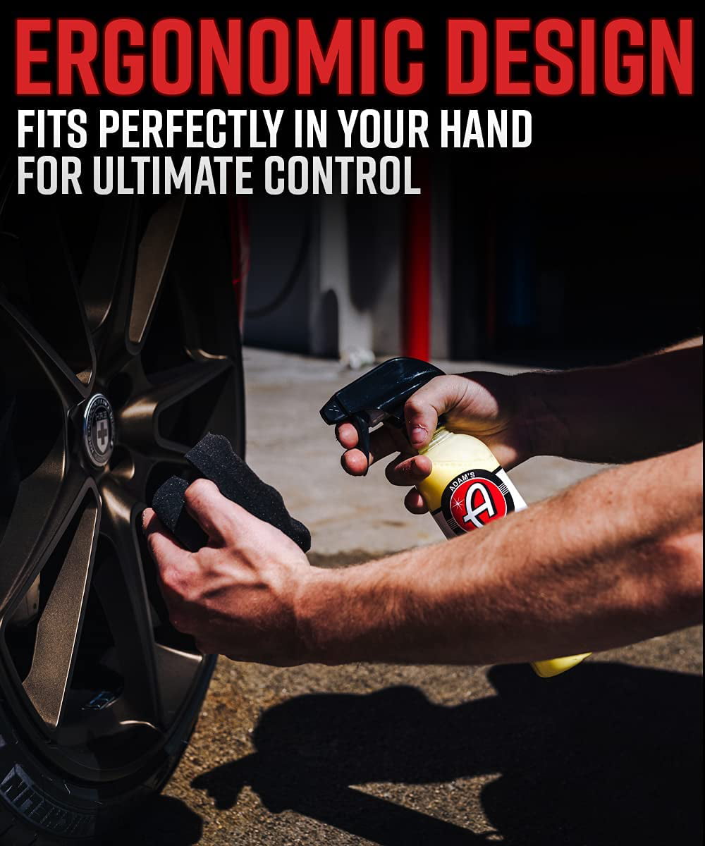 Tire Dressing Applicator Tire Shine Applicator Dressing Pad - Perfect for Tire Detailing, Durable & Reusable Foam, Large Hex Grip Design for No Slip No Mess & Easy Use