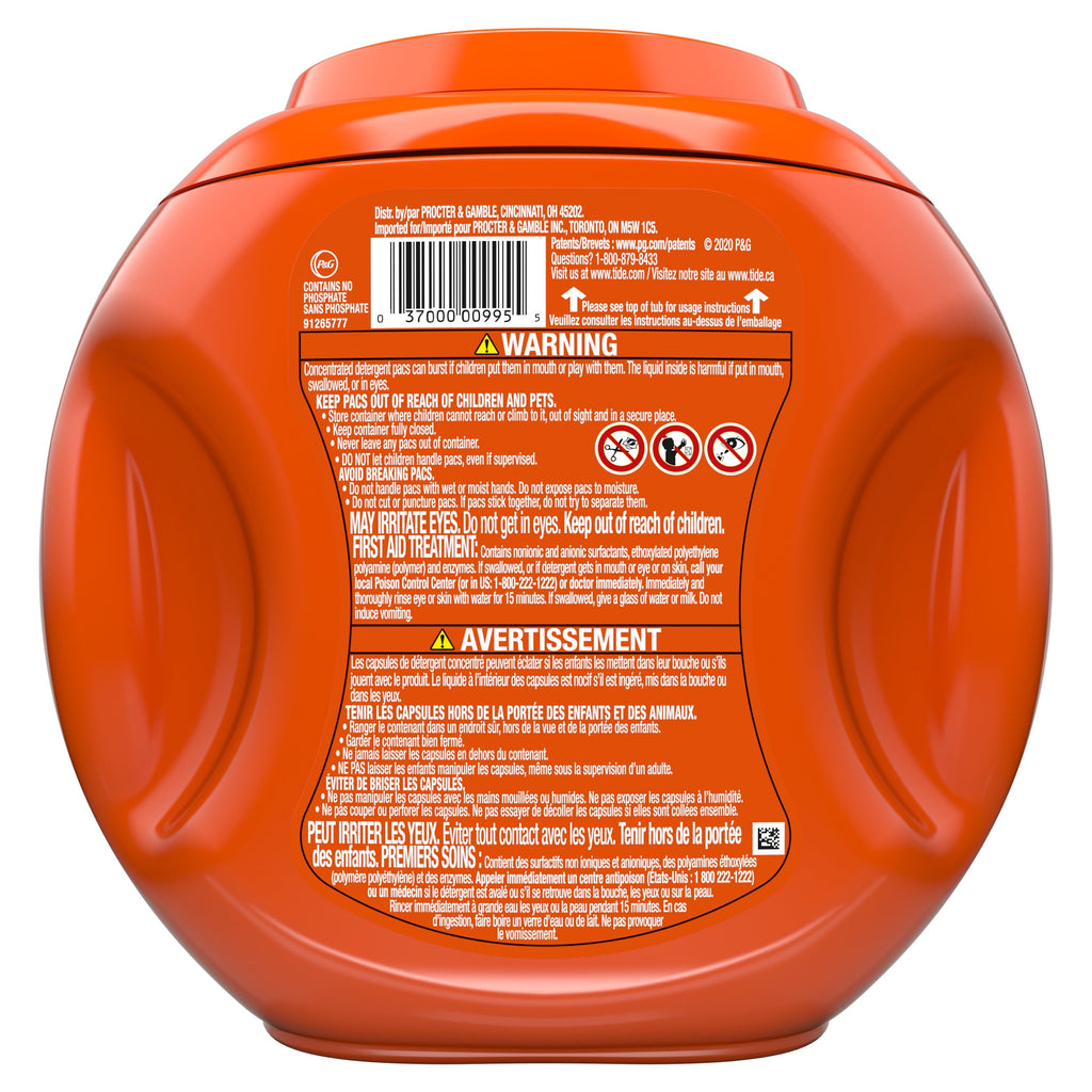 Tide Pods Laundry Detergent Soap Packs, Original, 42 Ct