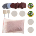 34pcs/Set Deep Scratch Remove Glass Polishing Kit 8 OZ Cerium Oxide Sanding Disc