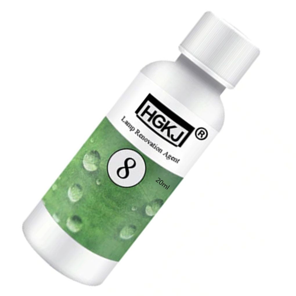HGKJ-8 Car Headlight Headlamp Cleaner Renewer Renovation Scratch Repair Lens Side Mirror Polish 20ml