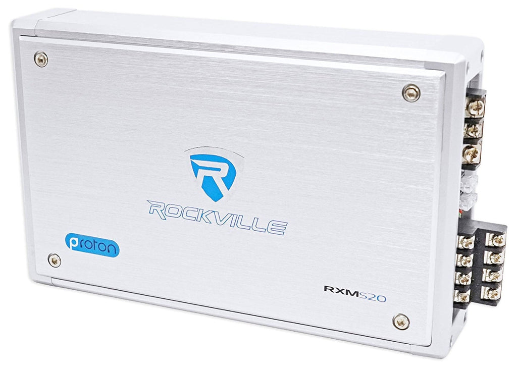 Rockville RXM-S20 Micro Marine/ATV Amplifier 1600w Max 4 Channel 4x100w
