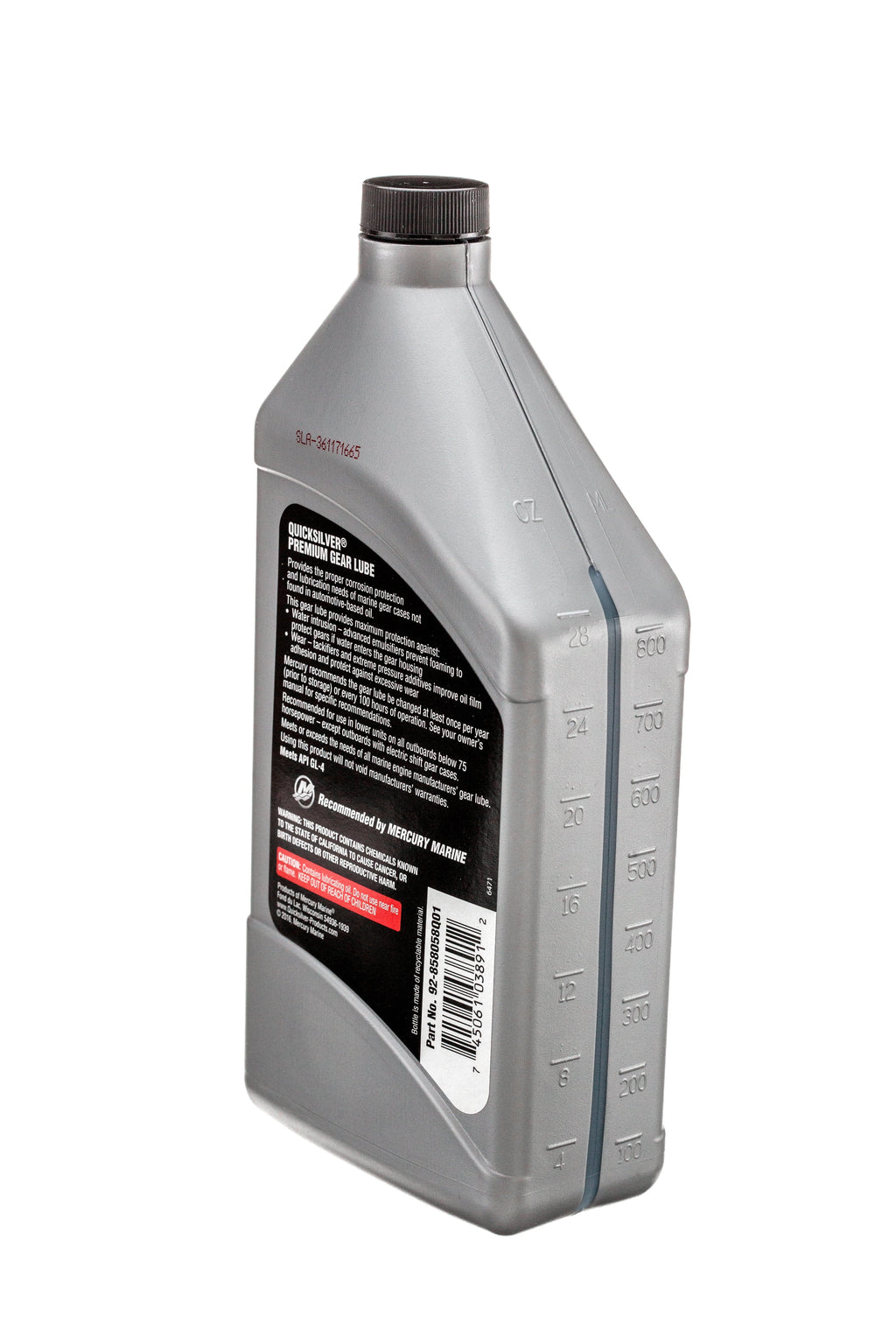 Quicksilver 80W-90 Premium Gear Lube - Marine Engine - 32 Ounce