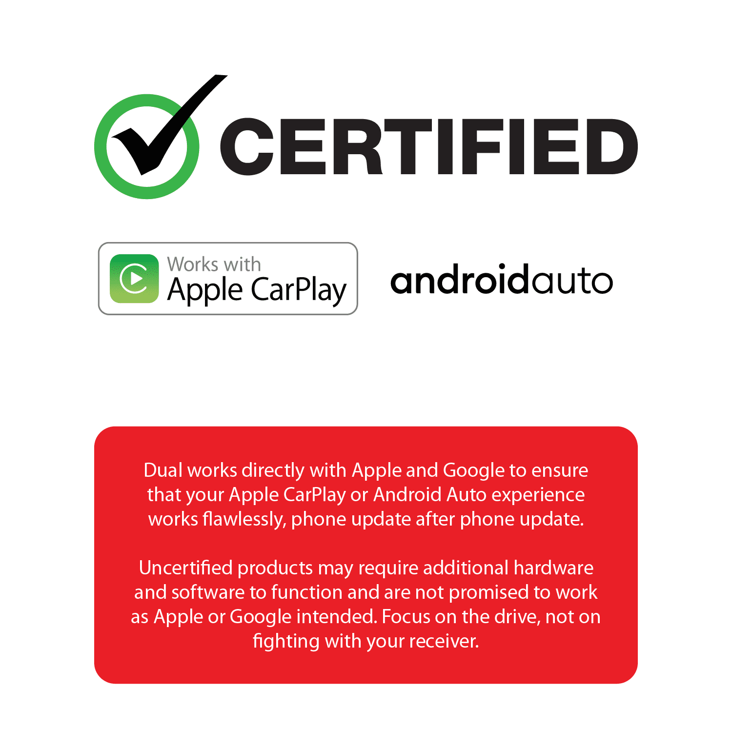 Dual Electronics XDCPA11BT 10.1 Inch, Car Stereo Head Unit, Double DIN Certified Apple CarPlay Android Auto with Bluetooth