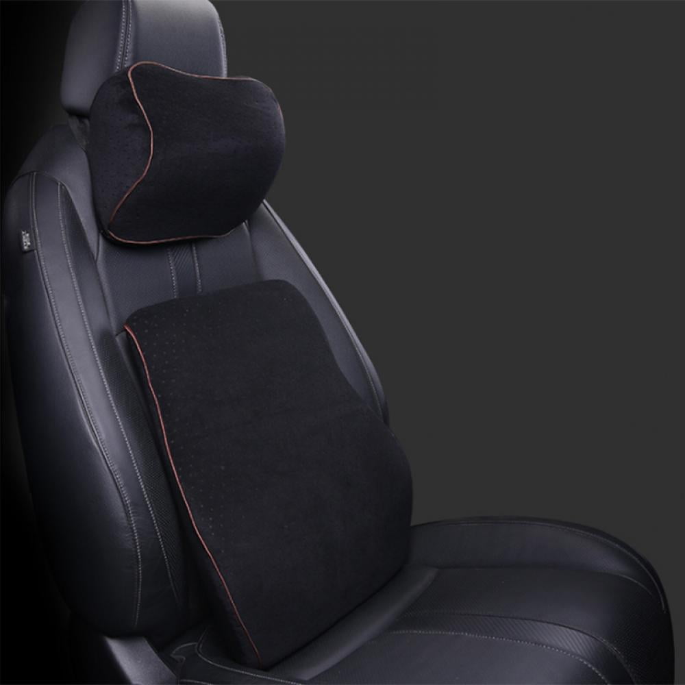 Seat Memory Foam Seat Cushion Pain Relief Lumbar Back Support Pillow Car for Home Car Office Chair Pad Mat
