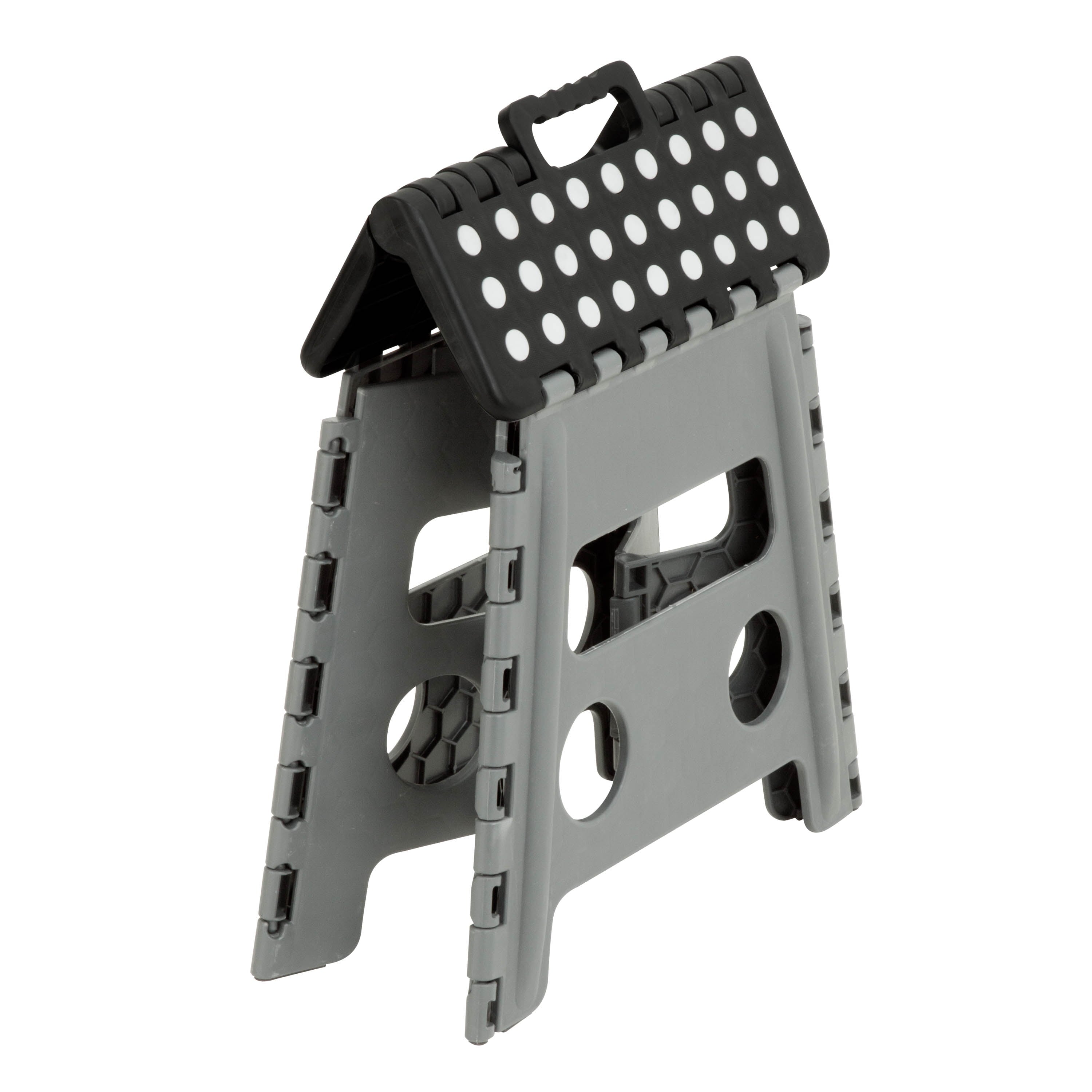 Honey Can Do Collapsible Folding Small Step Stool, Black