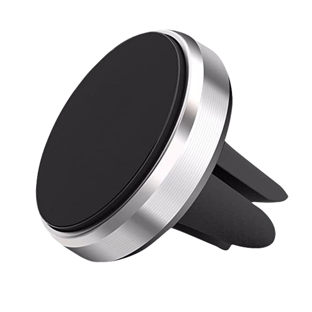 DKLGG Phone Car Holders, Cell Phone Car Holder Universal Magnetic 360°Rotation Car Vent Phone Cell Holder for All Smartphones, Silver