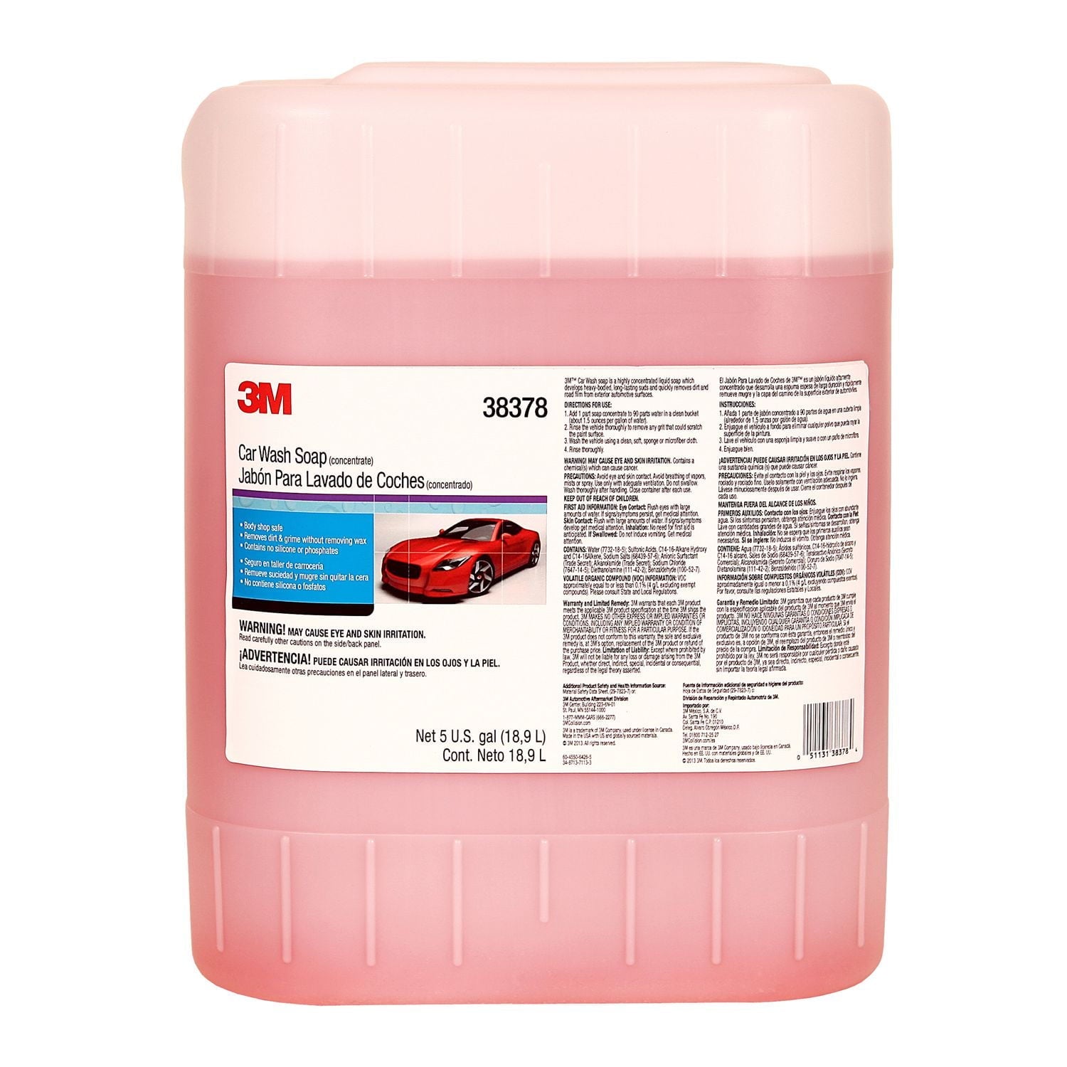 3m Car Wash Soap, Concentrate  38378