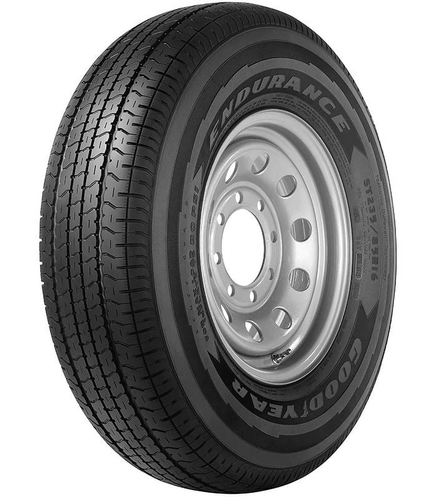 4 New Goodyear Endurance Trailer Tires - ST205/75R15 107N LRD 8PLY