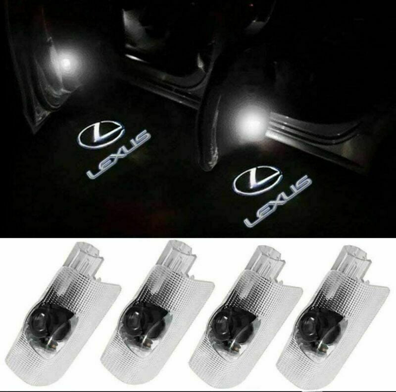 4 x LED Logo Door Courtesy Light Shadow Laser Projector for Lexus ES LS LX RX GX