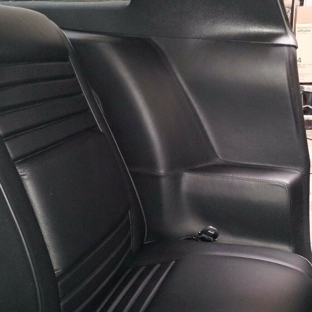 Car &Marine Vinyl Faux Leather Upholstery Black/Gray Repair in/Patch Up Seat Shole Shedding 54"Width