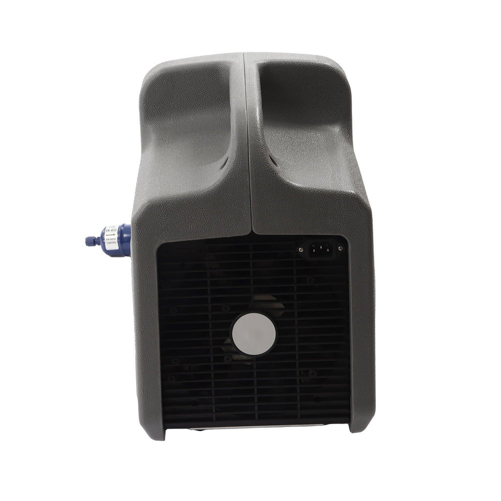 Miumaeov Refrigerant Recovery Machine, AC Refrigerant Recycling Machine, HVAC 558psi Refrigerant Recovery Unit Air Conditioning Repair Tool, Grey (1/2HP Dual Cylinder)