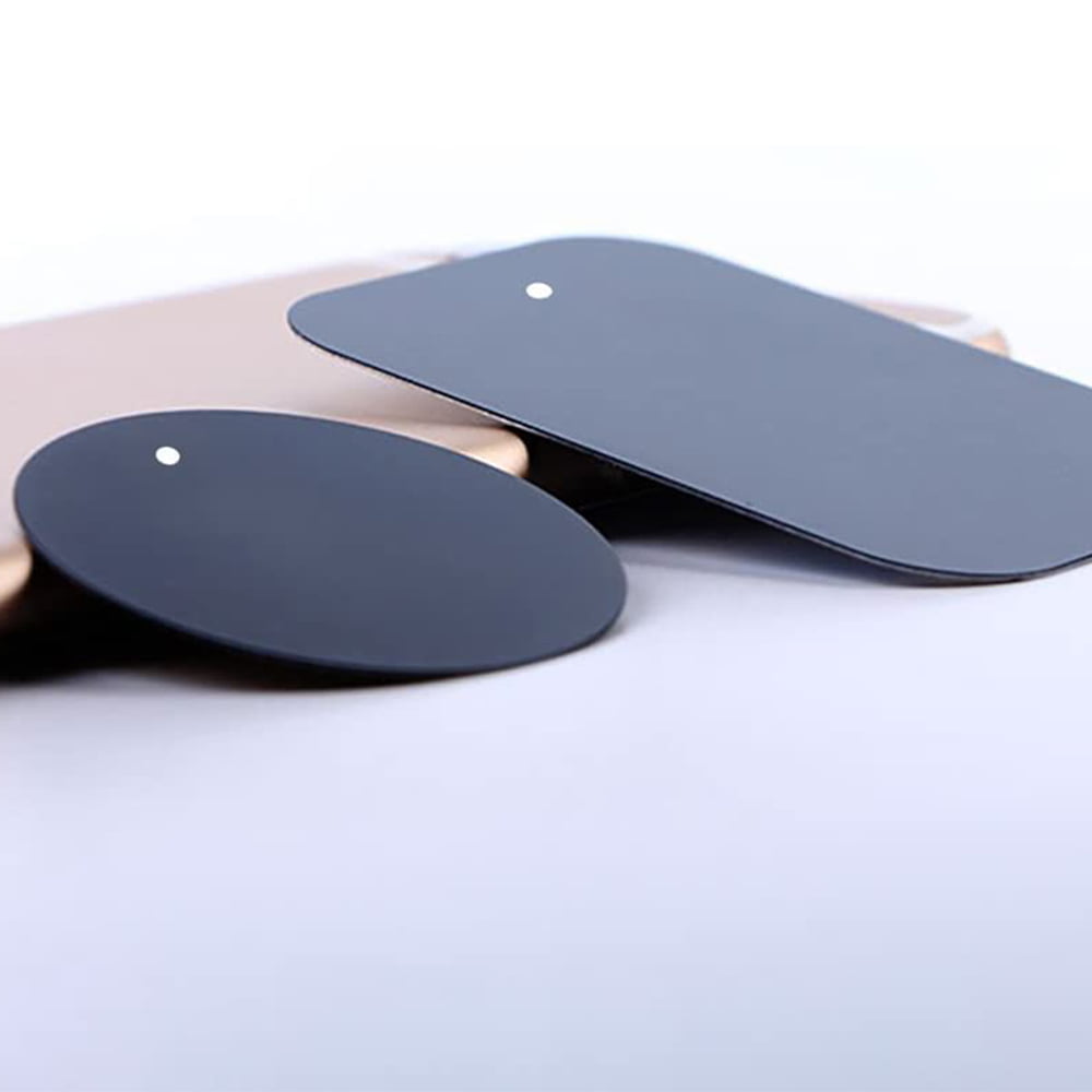 9 Pack Metal Plate for Phone Magnet, with 3M Adhesive Replacement for Magnetic Phone Car Mount Holder ， Cradle Stand