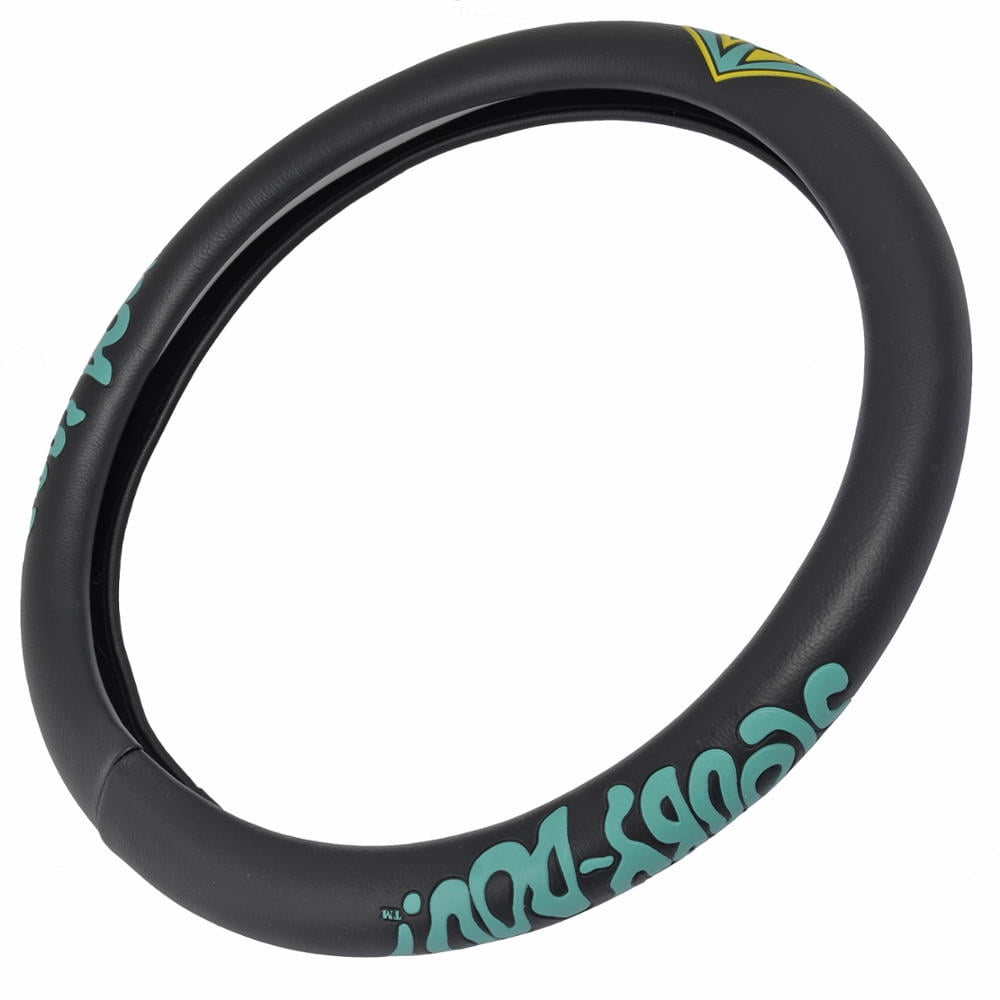 BDK WB Warner Brothers Scooby Doo Steering Wheel Cover for Standard Size Wheels (14.5-15.5") (Black)