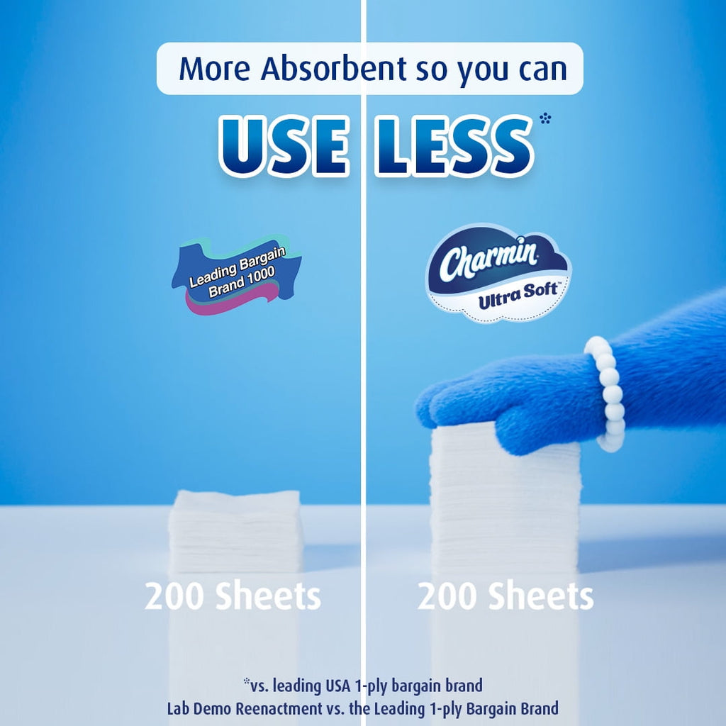 Charmin Ultra Soft Toilet Paper, 12 Mega Rolls