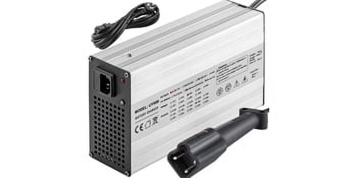 VEVOR Golf Cart Battery Charger 48V Club Car Charger 15A Golf Cart Electric Charger with G29 Drive/LED Club Car Battery Charger Aluminum Shell Power Wise Golf Cart Battery Charger for Ez Go Yamaha