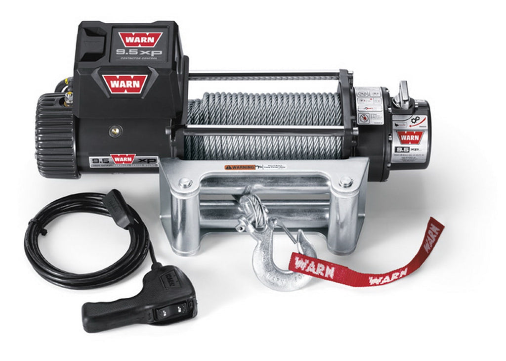 Winch, 9.5Xp, 12V, 100', with Remote Fits select: 1992-2020 FORD F150, 1999-2020 CHEVROLET SILVERADO